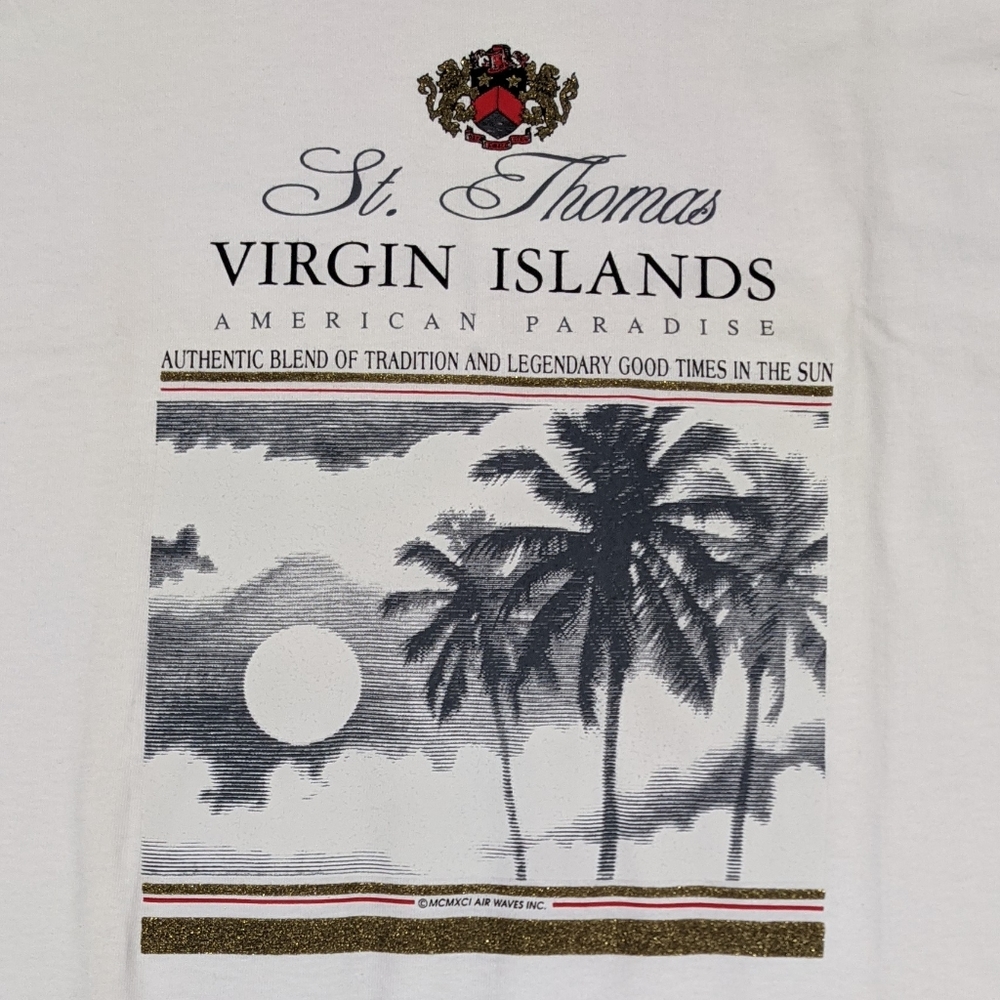 Vintage St. Thomas Virgin Islands T-shirt with Tag - Picture 2 of 5